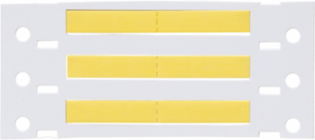 Double Sided PermaSleeve Polyolefin Wire Marking Sleeves, Yellow, 0.125" Dia x 1" W, Roll of 5000 Each