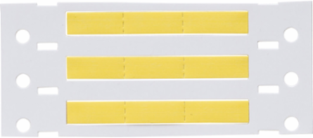 Double Sided PermaSleeve Polyolefin Wire Marking Sleeves, 0.125" Dia x 0.67" W, Yellow