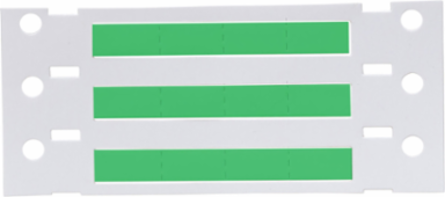 Double Sided PermaSleeve Polyolefin Wire Marking Sleeves, Green, 0.187" Dia x 0.5" W
