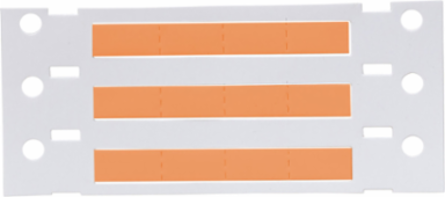 Double Sided PermaSleeve Polyolefin Wire Marking Sleeves, Orange, 0.187" Dia x 0.5" W