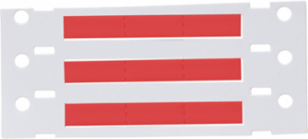 Double Sided PermaSleeve Polyolefin Wire Marking Sleeves, Red, 0.187" Dia x 0.67" W