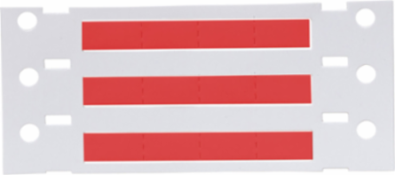 Double Sided PermaSleeve Polyolefin Wire Marking Sleeves, 0.187" Dia x 0.5" W, Red