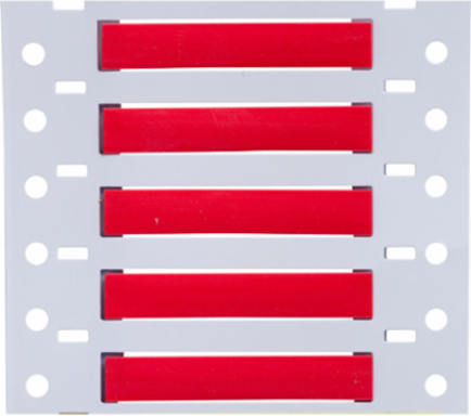 Double Sided PermaSleeve Polyolefin Wire Marking Sleeves, Red, 0.187" Dia x 2" W