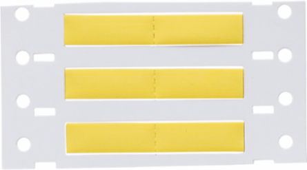 Double Sided PermaSleeve Polyolefin Wire Marking Sleeves, Yellow, 0.187" Dia x 1" W, Roll of 5000 Each