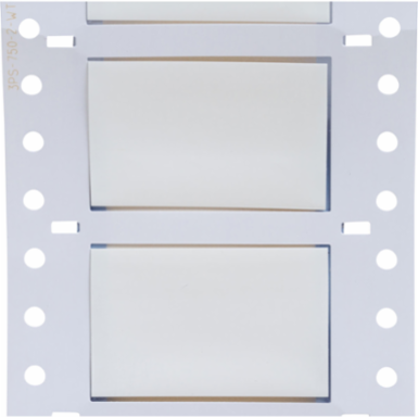 PermaSleeve Heat-Shrink Wire Marking Sleeves, 0.75 Inch Dia x 2 Inch W, White