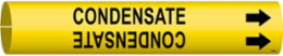 Condensate Pipe Marker, 0.8125" H x 0.8125" W, Fits Pipes 0.75" Dia. Thru 1.375" Dia.