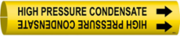High Pressure Condensate Pipe Marker, 0.8125" H x 0.8125" W, Fits Pipes 0.75" Dia. Thru 1.375" Dia.