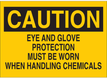 CAUTION Sign, 10 Inch H x 14 Inch W, Aluminum, Non-Reflective, Abrasion-Resistant