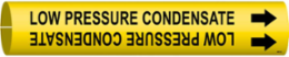 Low Pressure Condensate Pipe Marker, 2.8125" H x 2.8125" W, Fits Pipes 4" Dia. Thru 6" Dia.