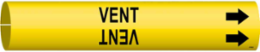 VENT Pipe Marker, Fits Pipes 4" Dia. Thru 6" Dia.