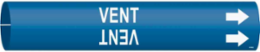 VENT Pipe Marker, Fits Pipes 1.5" Dia. Thru 2.375" Dia.