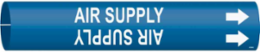 AIR SUPPLY Pipe Marker for 1.5 Inch to 2.375 Inch Pipes, Outdoor Use, Snap-On Style