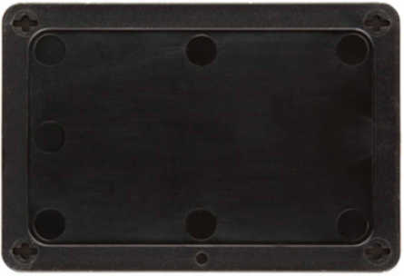 Blank Valve Tags, 3.2 Inch x 4.7 Inch, Plastic, Black, Outdoor Use