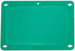 Blank Valve Tags, 3.2 Inch x 4.7 Inch, Green Plastic, Outdoor Use, Abrasion-Resistant