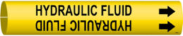 Hydraulic Fluid Pipe Marker, Fits Pipes 2.5" Dia. Thru 3.875" Dia.