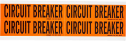 CIRCUIT BREAKER Label, Card of 4 Labels