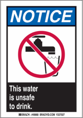 Food Sanitation Labels - Self-Sticking Polyester