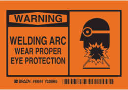 Welding Arc Wear 5/Package, 3.5" H x 5" W x 0.006" D, Polyester