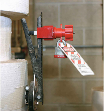 Small Universal Valve Lockout Device Component