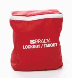 Large Lockout Pouch with Plastic Zipper