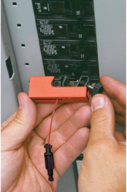 Clamp-On Lockout w/2" Cable