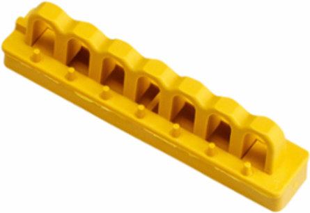 EZ Paneloc™ 4 Inch Lock Rail with 7 Loops, Fiberglass Reinforced Nylon, for Circuit Breakers