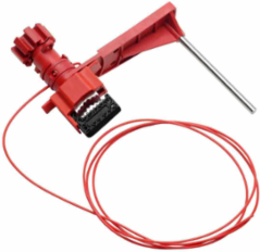 Universal Valve Lockout Device, Industrial-Grade Steel, 8.82 Inch Blocking Arm