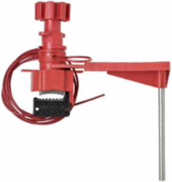 Universal Valve Lockout Device, Maximum Handle Thickness 1.1 Inch, Impact Resistant Steel