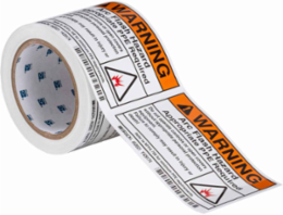 Arc Flash Labels, 3.5 Inch H x 5 Inch W, Permanent Adhesive, Roll of 100
