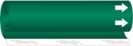 Blank Pipe Marker with Arrow, 9 Inch H x 8 Inch W, Fits Pipes 1.5 Inch to 2.375 Inch