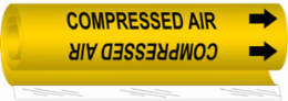COMPRESSED AIR Pipe Marker, 26" H x 12" W, Fits Pipes 2.5" Dia. Thru 7.875" Dia.