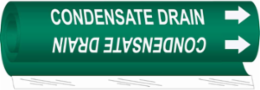 Condensate Drain Pipe Marker, 9" H x 8" W, Fits Pipes 1.5" Dia. Thru 2.375" Dia.