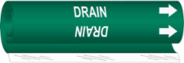 Drain Pipe Marker, 9" H x 8" W, Fits Pipes 1.5" Dia. Thru 2.375" Dia.