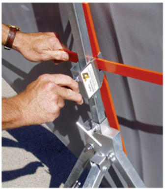 Roll-Up Sign Tripod, , Steel