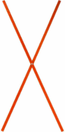Roll-Up Sign Cross Ribs For 36" Sign, , Fiberglass