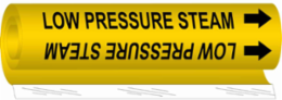 Low Pressure Steam Pipe Marker, 26" H x 12" W, Fits Pipes 2.5" Dia. Thru 7.875" Dia.