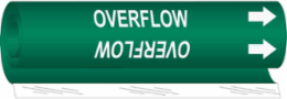 Overflow Pipe Marker, 9" H x 8" W, Fits Pipes 1.5" Dia. Thru 2.375" Dia.