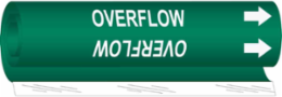 Overflow Pipe Marker, 26" H x 12" W, Fits Pipes 2.5" Dia. Thru 7.875" Dia.