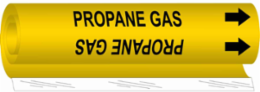 PROPANE GAS Pipe Marker, 9" H x 8" W, Fits Pipes 1.5" Dia. Thru 2.375" Dia.