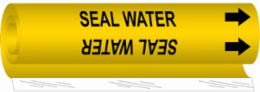 Seal Water Pipe Marker, 8" H x 5" W, Fits Pipes 0.5" Dia. Thru 1.375" Dia.