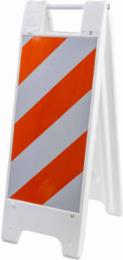 Plastic Barricade, 36" H x 13" W x 13" L