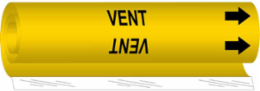 VENT Pipe Marker, 9" H x 8" W, Fits Pipes 1.5" Dia. Thru 2.375" Dia.