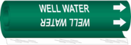 Well Water Pipe Marker, 8" H x 5" W, Fits Pipes 0.5" Dia. Thru 1.375" Dia.