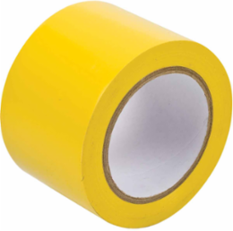 Marking Tape Roll - Abrasion Resistant Vinyl, Solid Color, Yellow, 3"