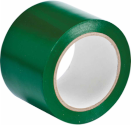 Marking Tape Roll - Abrasion Resistant Vinyl, Solid Color, Green, 3"