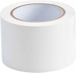 Marking Tape Roll - Abrasion Resistant Vinyl, Solid Color, White, 3"