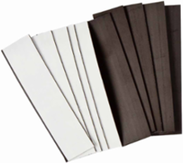Magnetic Strips, 1" W x 4" L x .0625" D, White