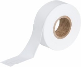 Flagging Tape, Plastic, White, 1.187" x 300'