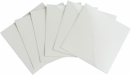 Overlaminate For Labels, 2.5" H x 2.5" W, Pack of 50 Labels