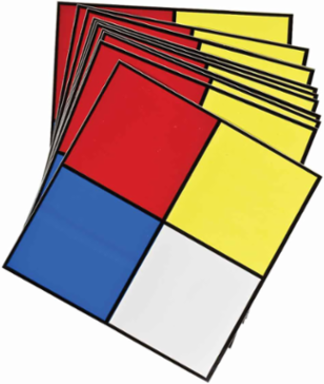 NFPA Diamond Labels, 5" H x 5" W x 0.004" D